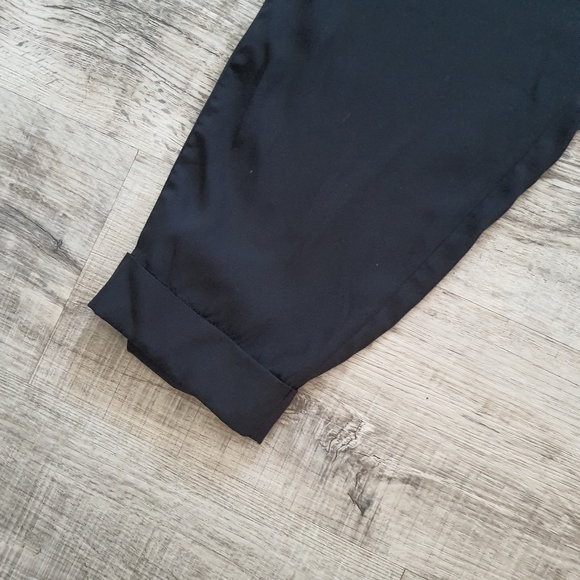 Black Drawstring Jogger Pants - Picture 8 of 9